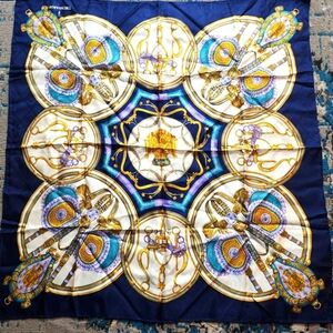 TRUSSARDI SILK SHAWL SCARF